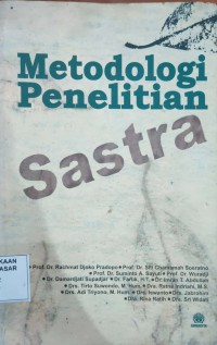 Image of Metodologi Penelitian Sastra